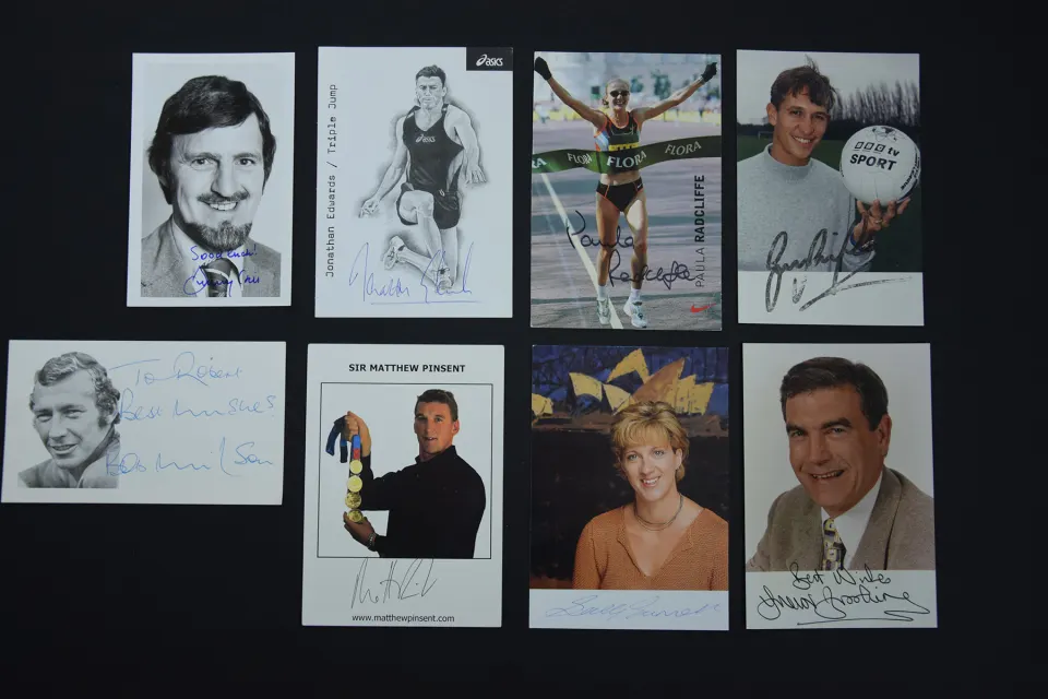 TV Sport Presenters Original Signatures