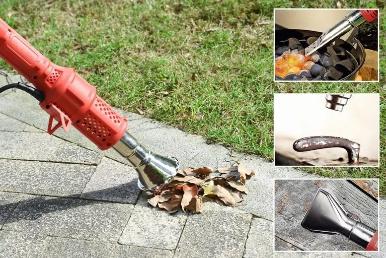 Free Delivery - 2000W Electric Weed Burner Heat Gun & 4 Nozzles