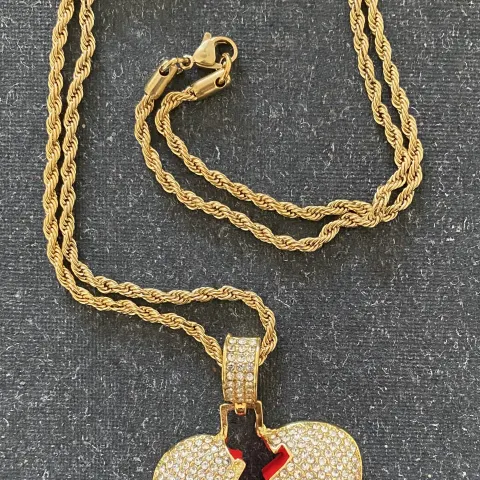 10 x Broken Heart Necklaces