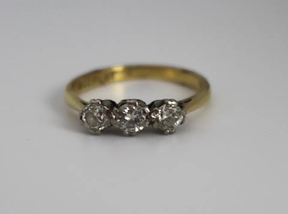 Three Stone Diamond Ring