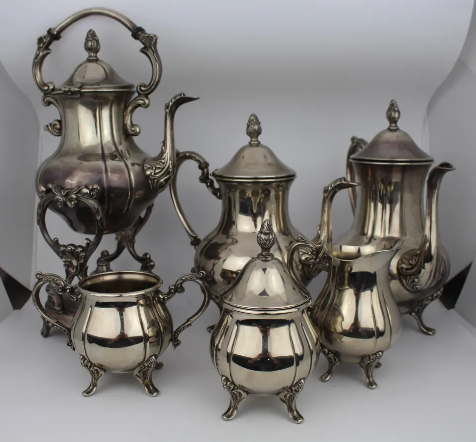 Vintage Sheridan Taunton Silversmiths 6 Place Silver Plated Tea Service