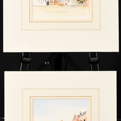John Chisnall Pair of Original Watercolours