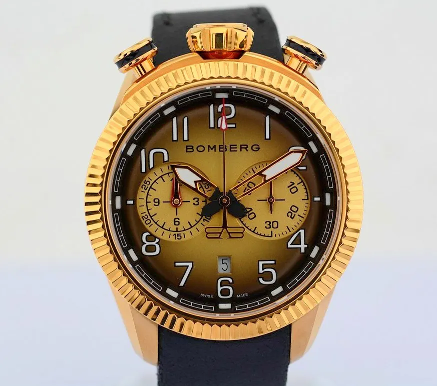 Bomberg/Chronograph Bolt-68 - New - Gentlemen's Steel Wristwatch
