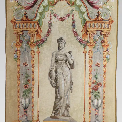Aubusson Style Tapestry Wall Hanging