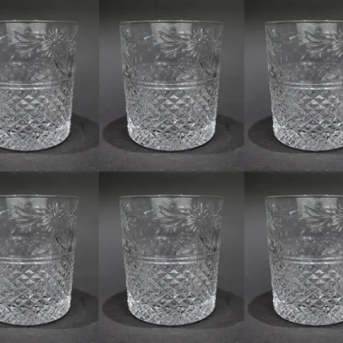Set of 6 Stuart Beaconsfield Cut Tumblers