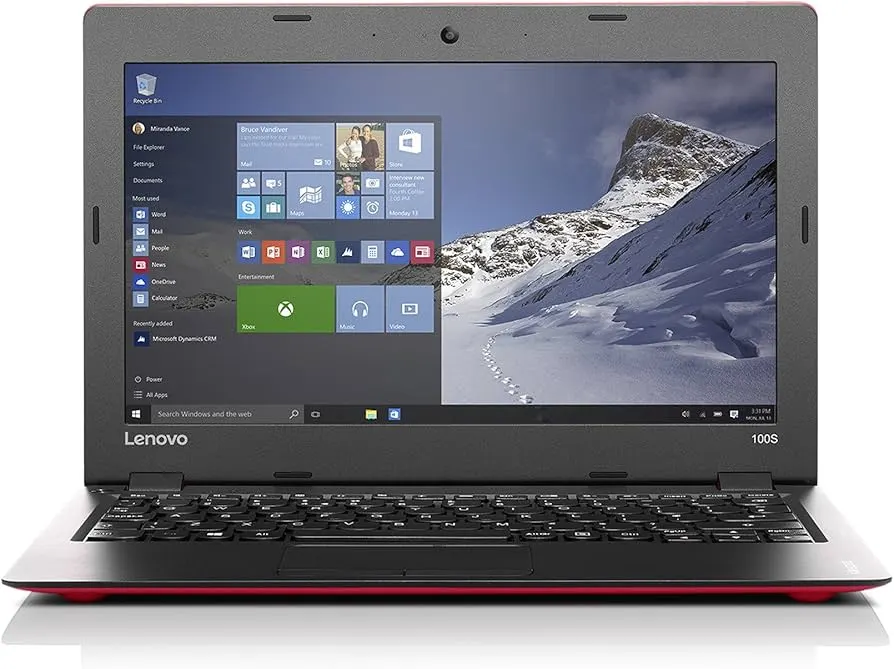 Lenovo 100S Windows 10 Pro 11.6” Intel Atom Ze735F 2GB DDR3 32GB SSD HDMI Webcam Office