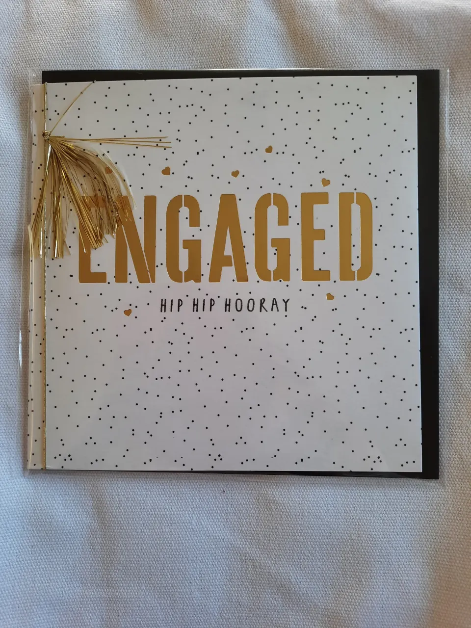 "Engaged" greetings cards.  RRP £3 each.  Box of 48