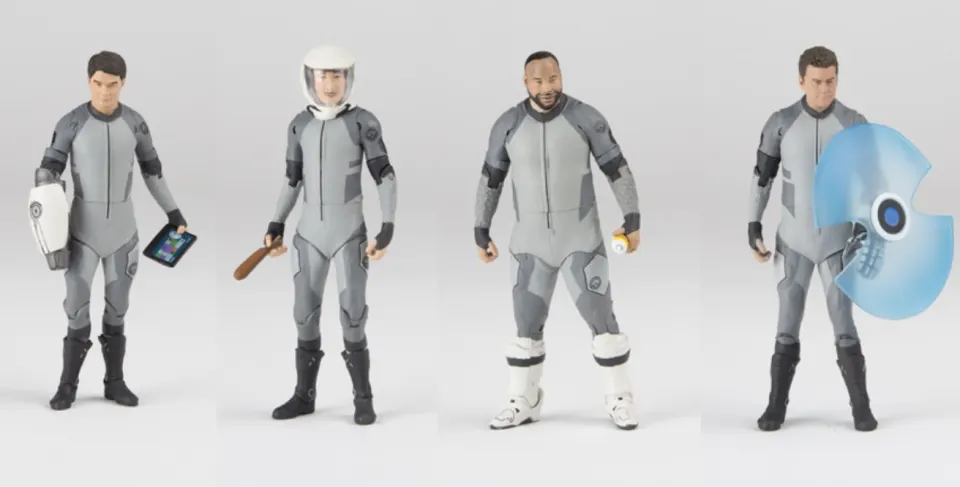 12 x LAZER TEAM Rooster Teeth HERMAN & WOODY Figures RRP £12.45 ea. L3 sku-2704