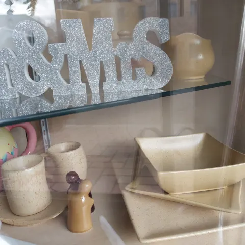 Designer crockery set RRP over £300 oatmeal
