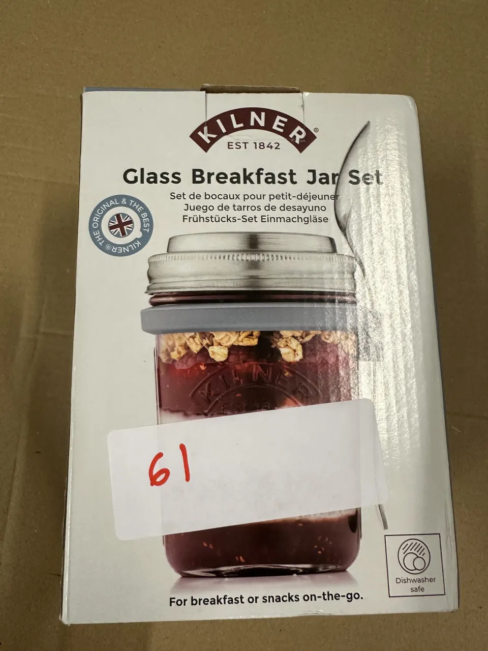 Kilner Glass Breakfast Jar Set