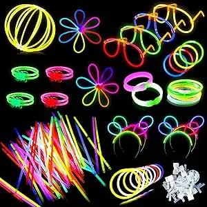 50 Packs of ( 100pcs ) Glowstick Party Packs - All Fully Liquid None Dry - Brand New Sealed