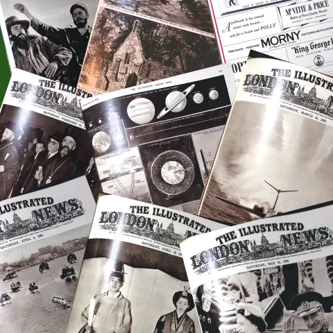 Illustrated London News Removeable Issues 1959 Jan-June Official Folder.