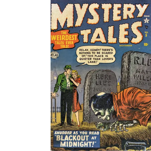 Mystery Tales 1940’s/50’s  Horror Cover Metal Wall Art-35