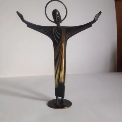 Hagenauer Bronze c1930s  'Christ the Redeemer' SUPERB ICONIC VINTAGE (2 of 2)