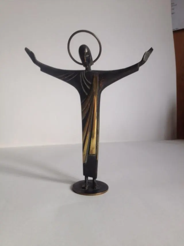 Hagenauer Bronze c1930s  'Christ the Redeemer' SUPERB ICONIC VINTAGE (2 of 2)