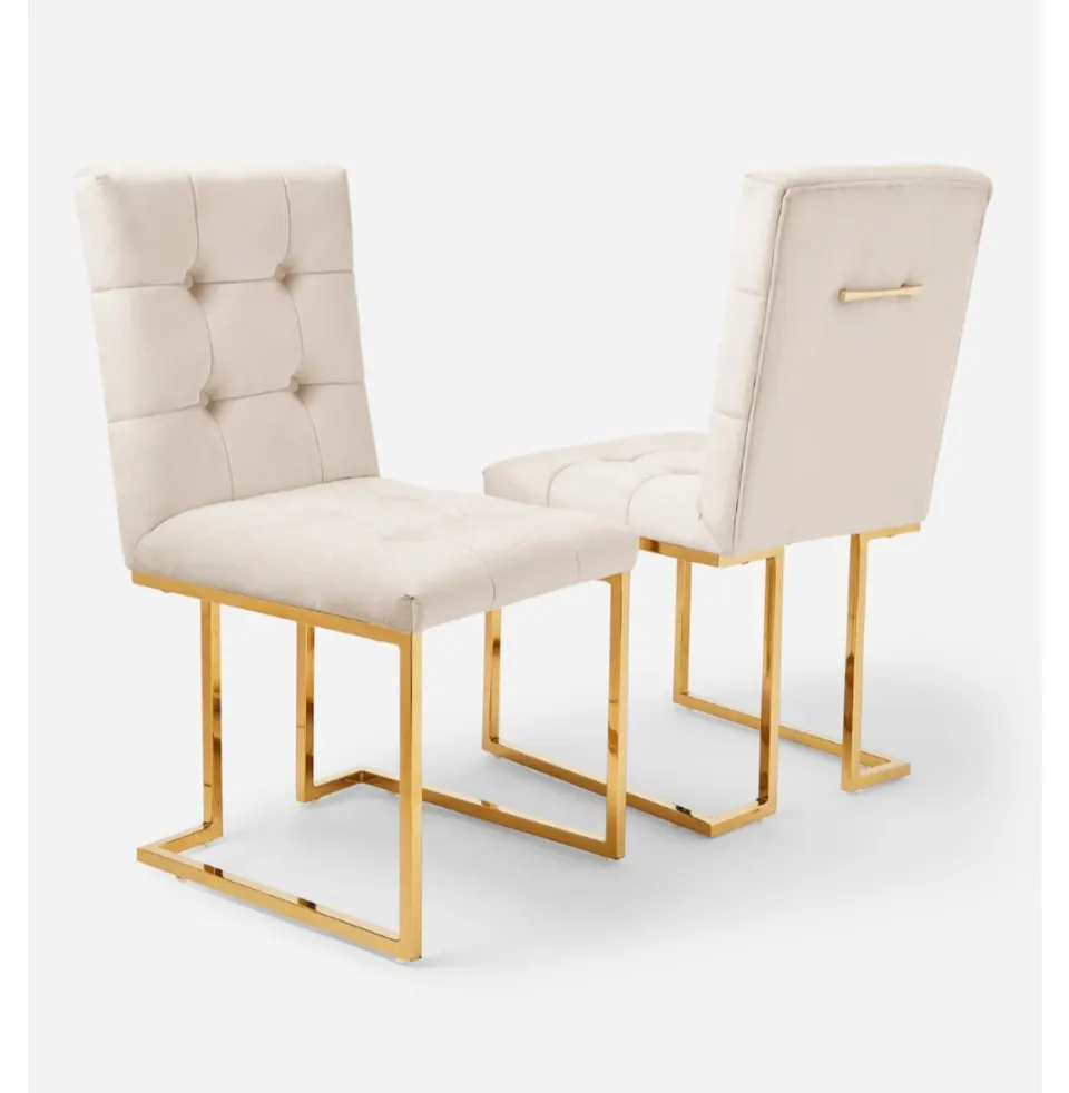 Fallon Dining Chair (1 Pair) Cream