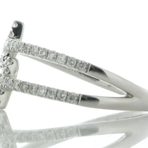 10ct Gold Ladies Dress Diamond Ring 0.50 Carats