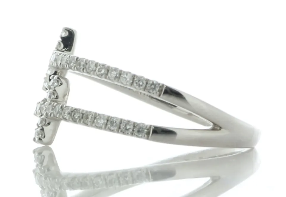 10ct Gold Ladies Dress Diamond Ring 0.50 Carats