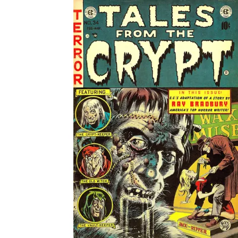 Tales Of The Crypt  1940’s/50’s  Horror Cover Metal Wall Art-5