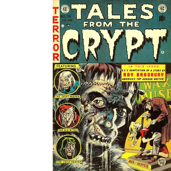 Tales Of The Crypt  1940’s/50’s  Horror Cover Metal Wall Art-5
