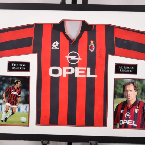 FRANCO BARESI signed Shirt presentation