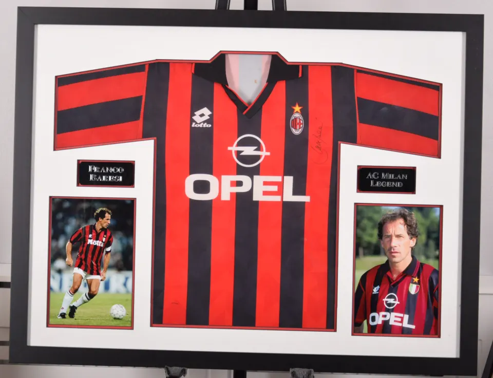 FRANCO BARESI signed Shirt presentation