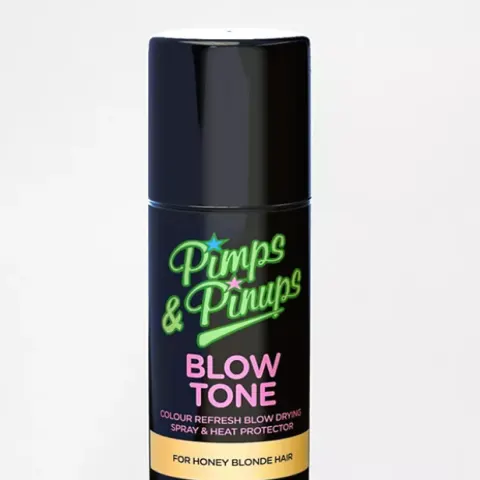 10 X Pimps & Pinups Exclusive Blow Tone Colour Refresh Spray 150ml For Honey Blonde