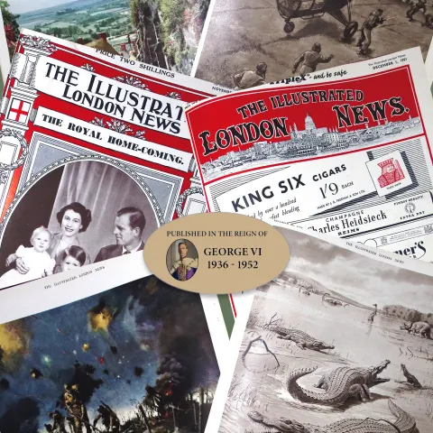 Illustrated London News 75 Years Old Bound Edition 1951 Oct-Dec Over 500 Pages.