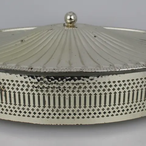 Vintage Silver Plated Lidded Serving Dish