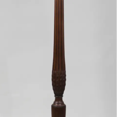 Antique Georgian Revival Mahogany Torchère Pedestal Stand,