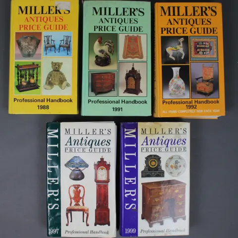Collection of 5 Miller's Antiques Price Guide Books