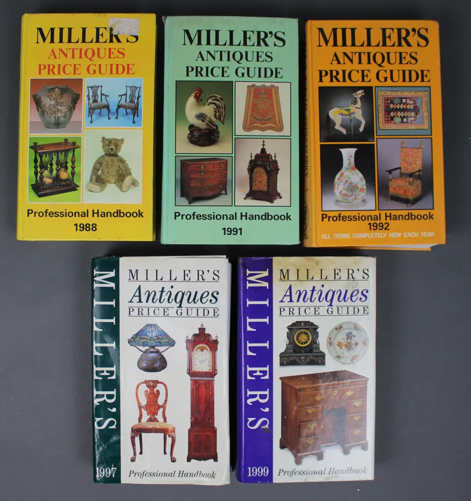 Collection of 5 Miller's Antiques Price Guide Books