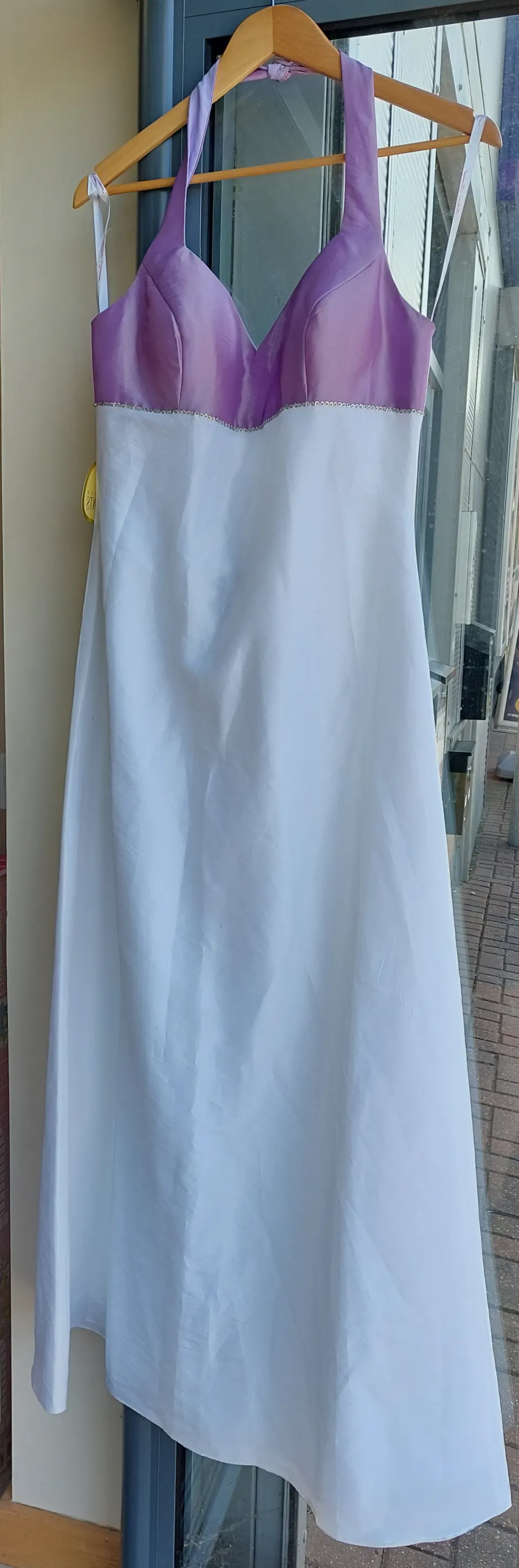 Prom Or Pageant Dress, Lilac and White Size Large
