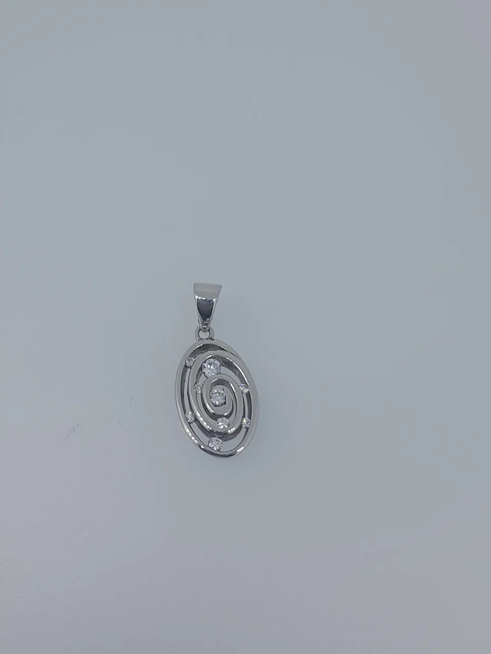 925 Silver Pendant Set With CZ Stones