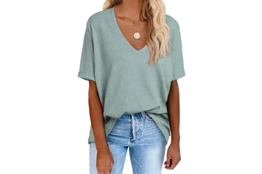 22 x V-Neck Wome's Top Assorted Sizes Lb6