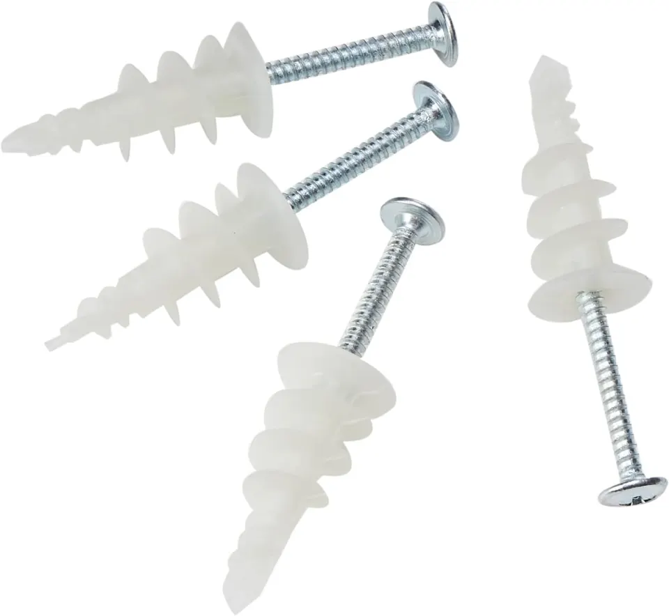 5 x 200 RawlPlug Nylon Self Drilling Wall Fixing Plug with Screw For Plasterboard RRP £28.99 CTR