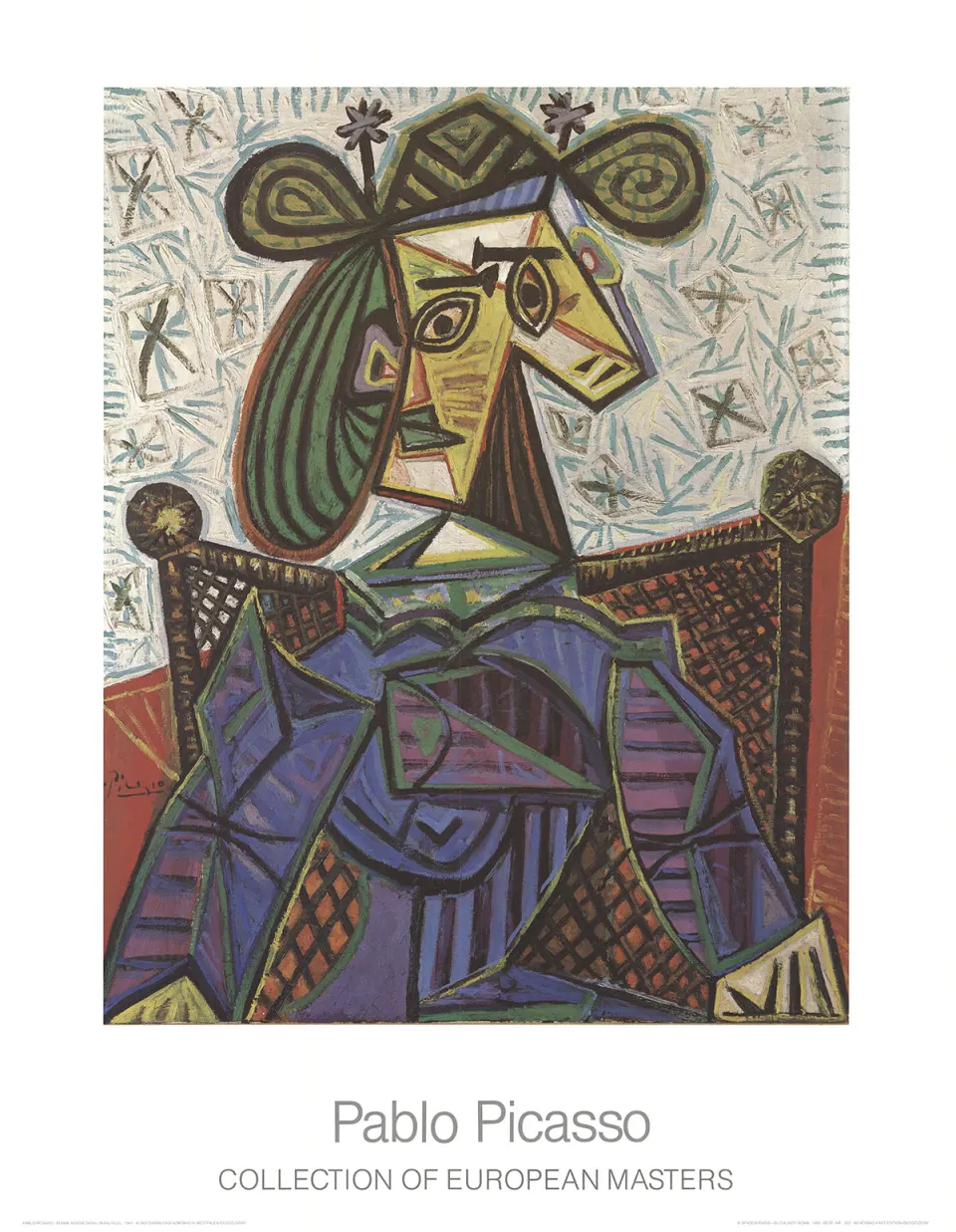 Pablo Picasso - Femme Assise Dans Un Fauteuil 1995