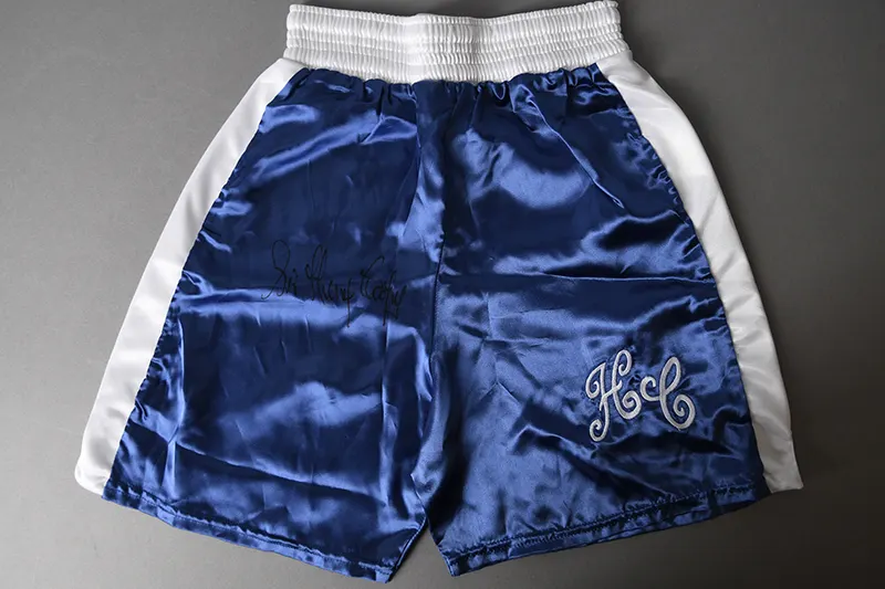 HENRY COOPER  (1934 - 2011)  Signed boxing shorts