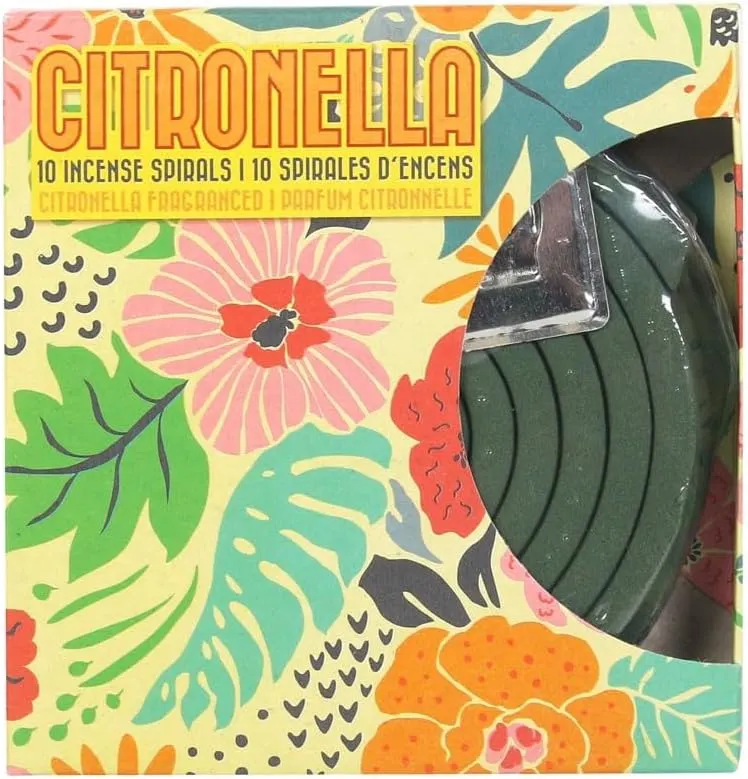 10 x 10 Citronella Incense Coil Wheels RRP £8.99 ea L9b