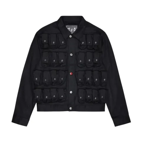 MJB Marc Jaques Burton Multi Pocket Denim Pax Jacket, Online Price £550, Size XS (44).