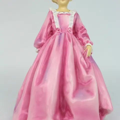 Royal Worcester Figurine Grandmothers Dress Pink Dress