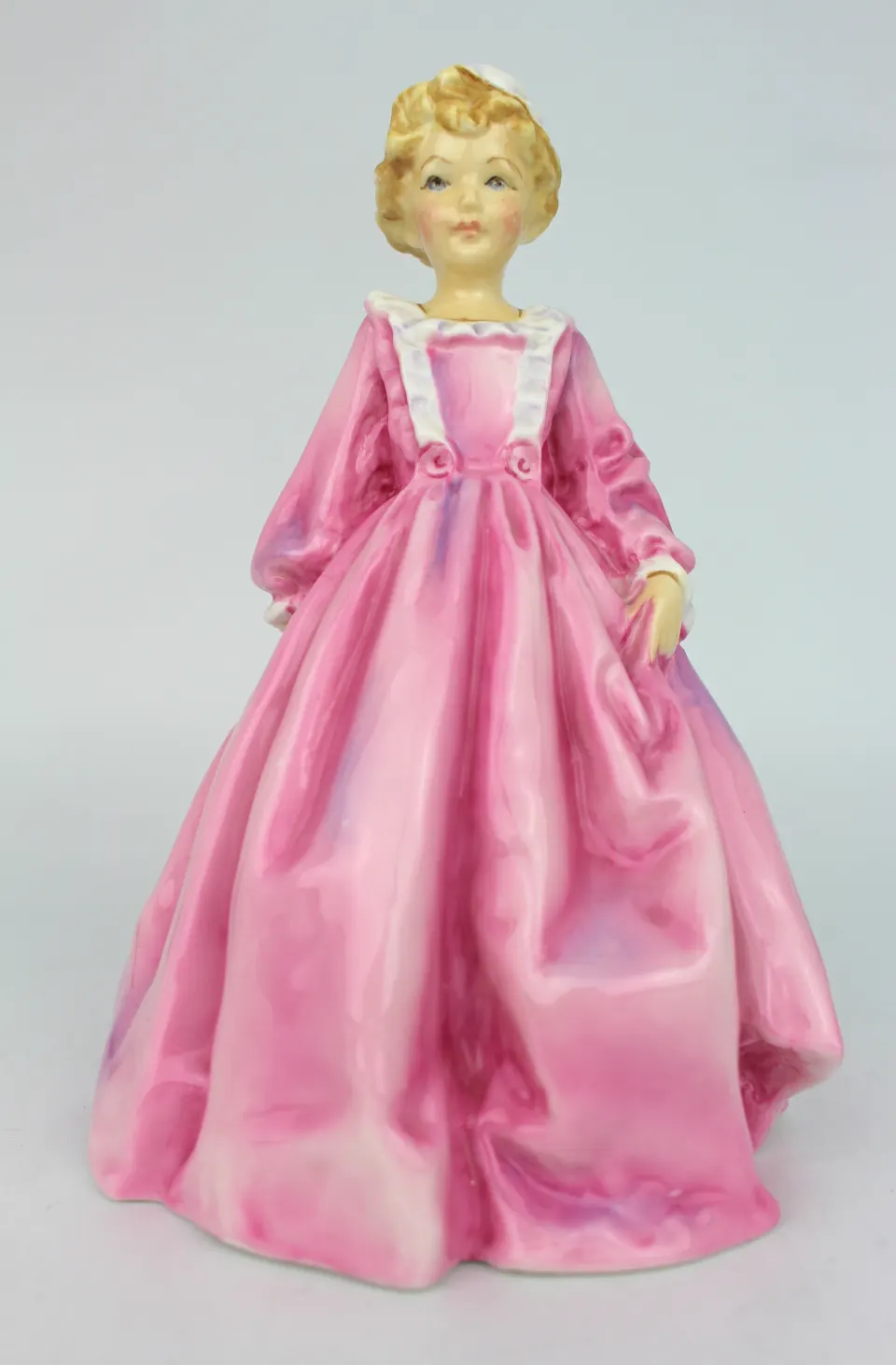 Royal Worcester Figurine Grandmothers Dress Pink Dress