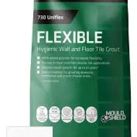 730 Universal Flexible Floor & Wall Tile Grout, White 6.5M