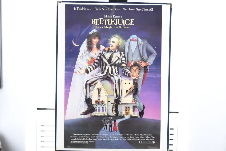 Original "Beetlejuice" Cinema Poster