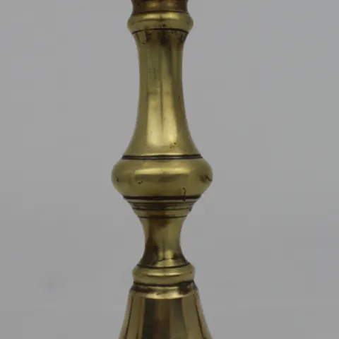 Georgian Style Brass Candlestick