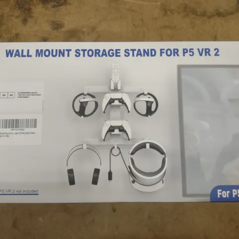 Wall mount storage stand for Playstation Accessories. RRP £30 - GRADE A