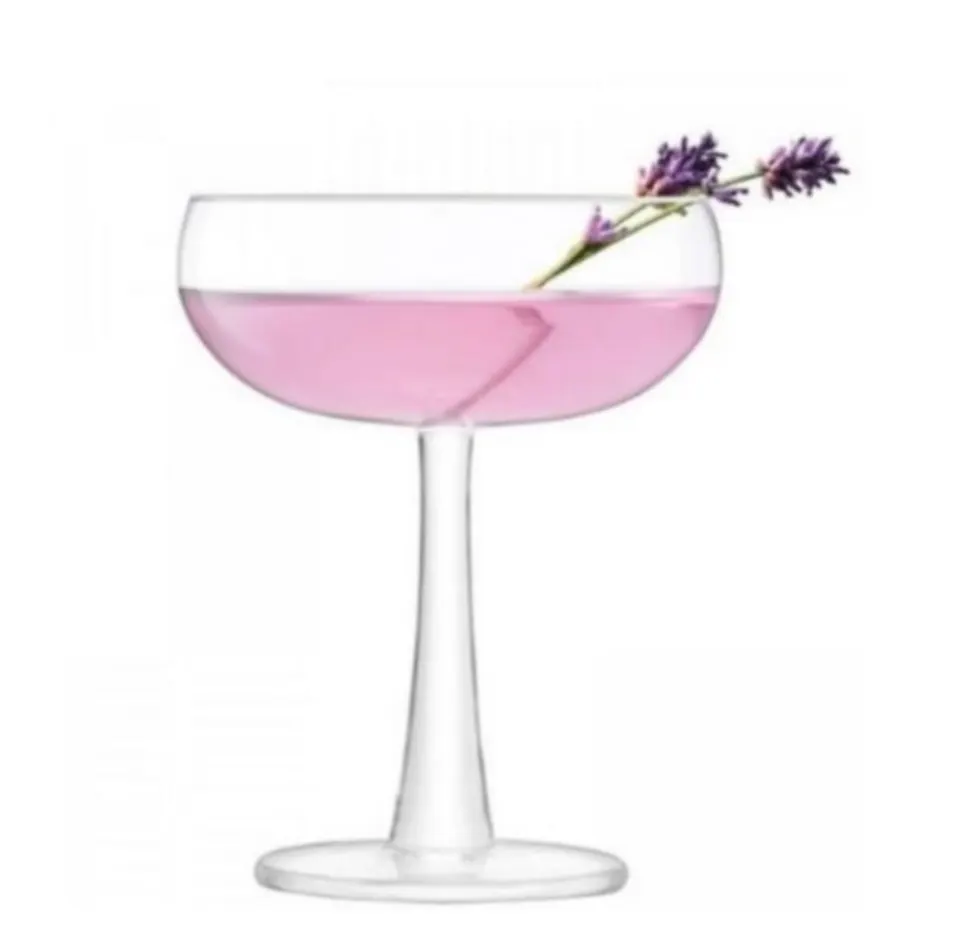 Brand New In Box 4 x Hand Made Vemacity Gin/Cocktail Coupe Glasses