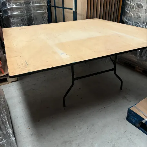 Lot of 13 x 6ft x 6ft Square Banqueting Tables (with fold up legs)