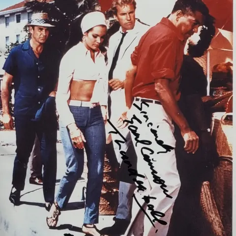 Earl Cameron Original Signature