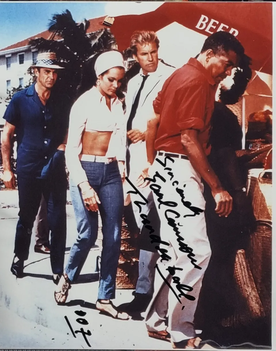 Earl Cameron Original Signature